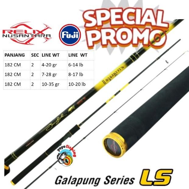Terlaris Joran Jangkrik Galapung Serie Ls 602 14 Lb /  17 Lb / 20 Lb