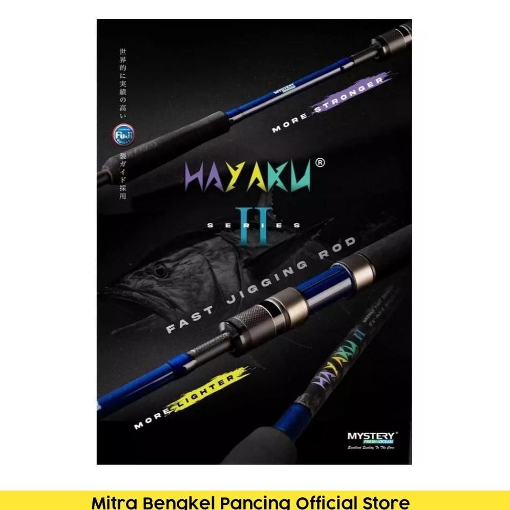 Terlaris Joran Pancing Hayaku Mystery Spinning Ring Guide Sic One Piece Jigging Rod