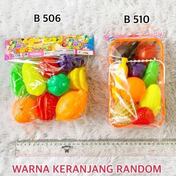 (Allthebest) MAINAN BUAH BUAHAN KANTONG PLASTIK B 506 & B 510 507 509 SAYUR SAYURAN MURAH MERIAH PAS