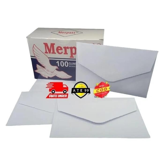 

LFM MERPATI Kecil polos- Amplop merpati isi 100/Amplop Diamond 11070mm/Angpau Kertas Merah Perekat