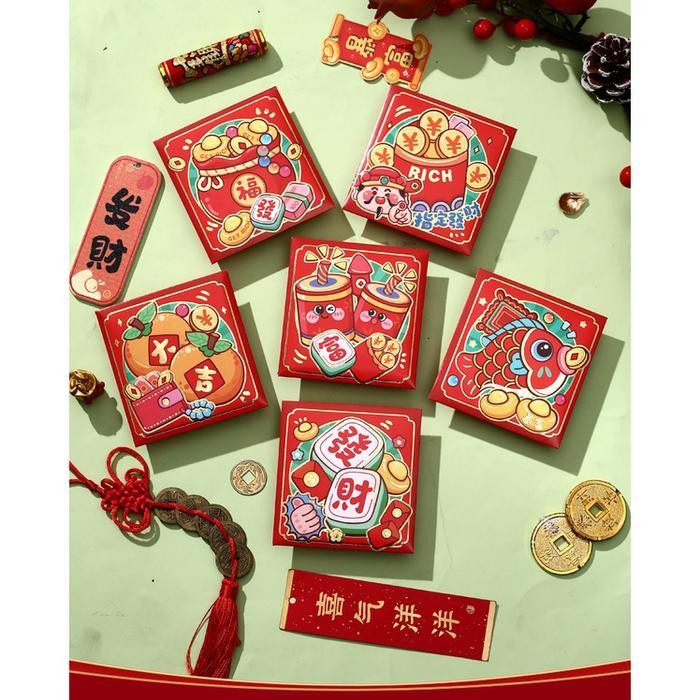 

LFM Angpao Imlek #28 / Amplop Angpao Kotak Chinese New Year / Angpao Ular Angpao Netral