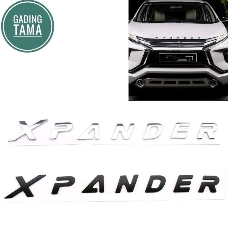 DS46 >> Stiker Emblem Xpander Kap Mesin 3D ABS