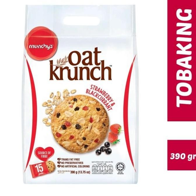 

(Allthebest) Munchys Oat Krunch Strawberry & Blackcurrant Munchys 416 gr Munchys