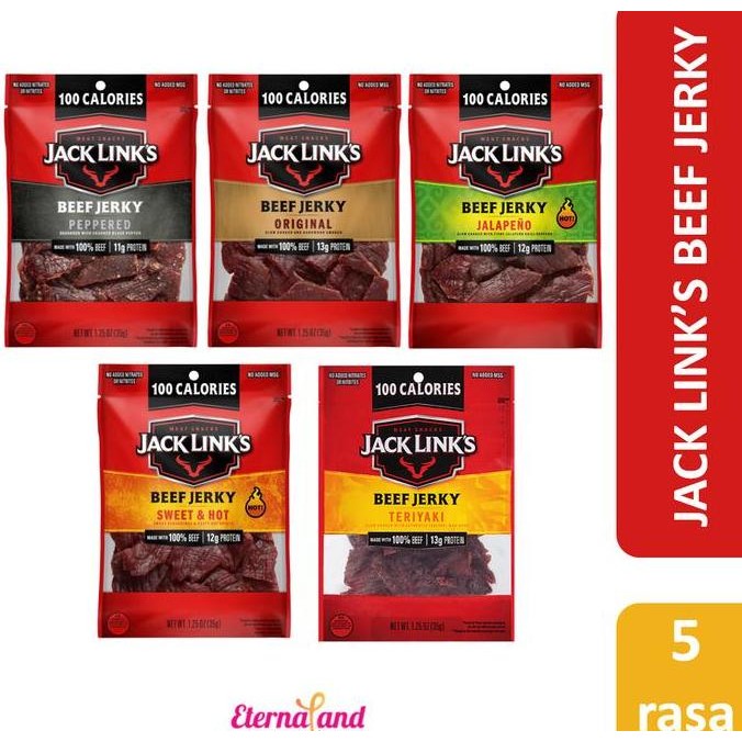 

Jack Link's Beef Jerky - cemilan daging impor USA