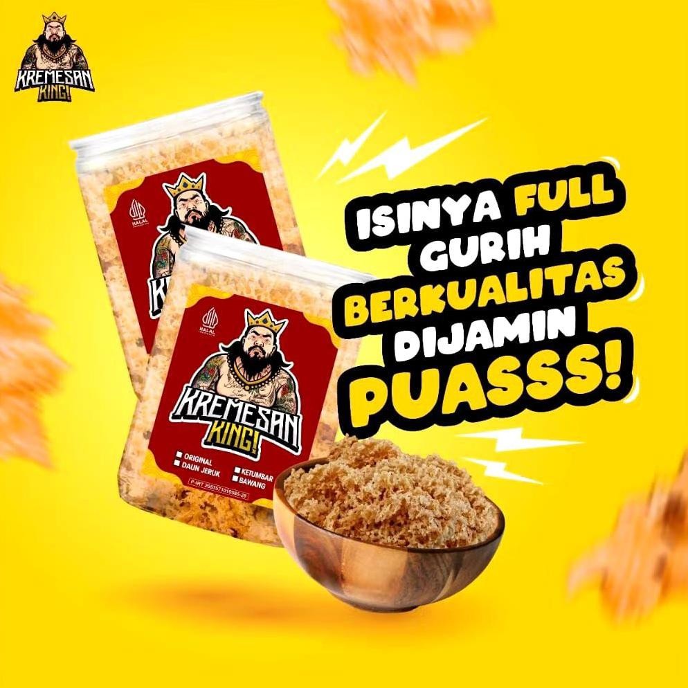 

Paket Komplit Sari Ayam Kremes King Abdi Snack Kriuk Makanan Gurih Rasa Instan Siap Saji Terbaru