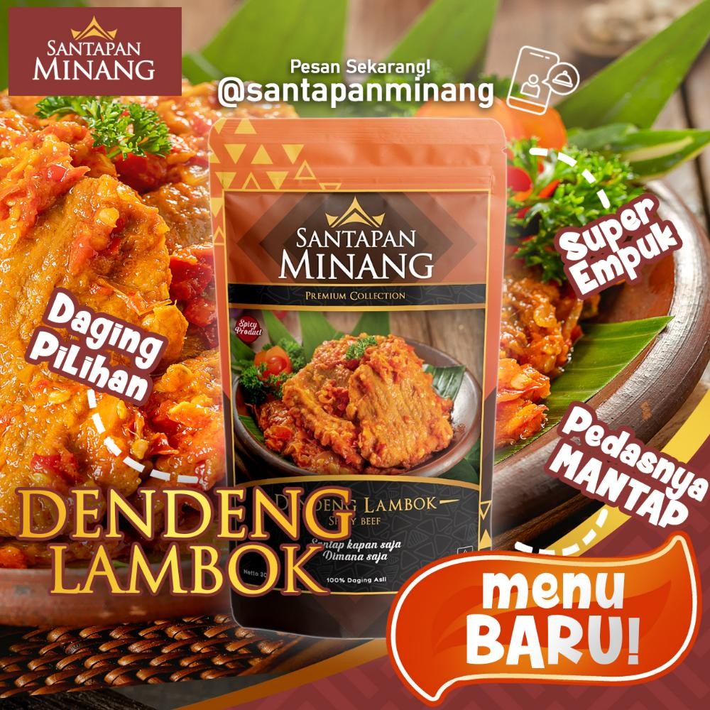 

Dendeng Balado Sapi Basah Lambok Asli Khas Padang 250 Gram Halal Santapan Minang Terbaru