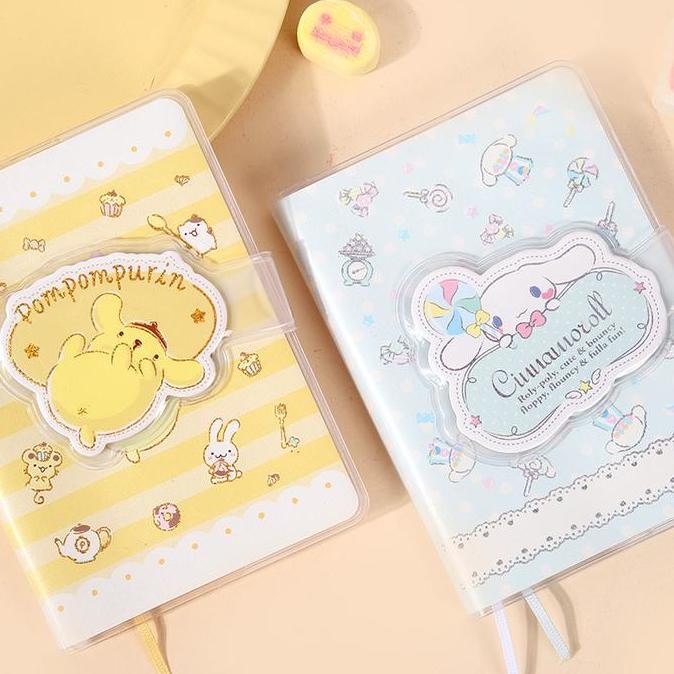 

MIMIMOO Notebook Buku Diary A5 A6 Cinnamoroll Pompompurin Hello Kitty BS