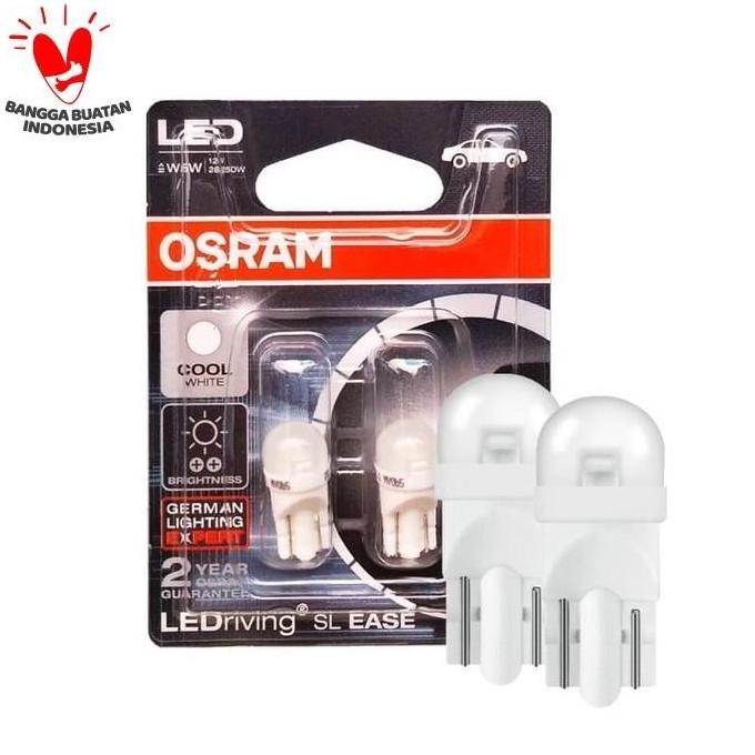 bohlam lampu senja depan Toyota Avanza E, G 04'-17' LED T10 W5W Osram