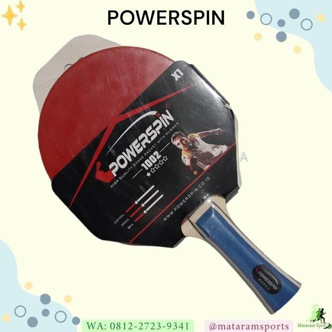 BED BAT TENIS MEJA / PINGPONG POWERSPIN 1002