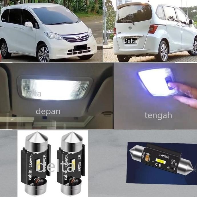 Bohlam Plafon Lampu kabin LED putih Honda Freed