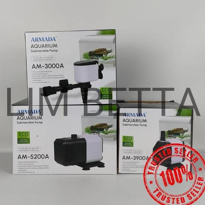 tersedia pompa aquarium amara 3000 / 3900 / 5200 power head celup kolam