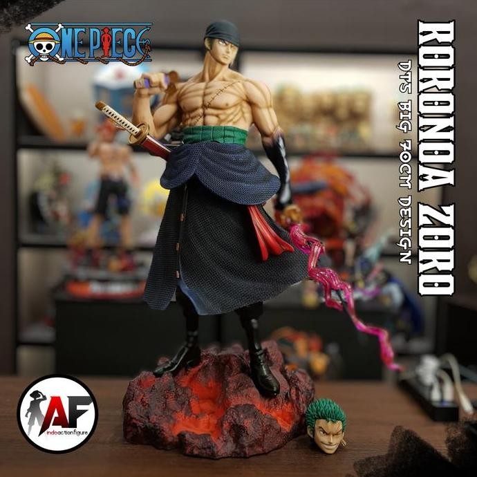 Statue Action Figure One Piece Roronoa Zoro DTS studio BIG 70cm Design Recast