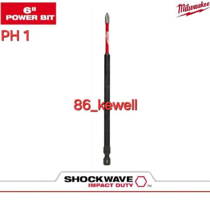 Mata Obeng Milwaukee Ph1 / Panjang 6" Co