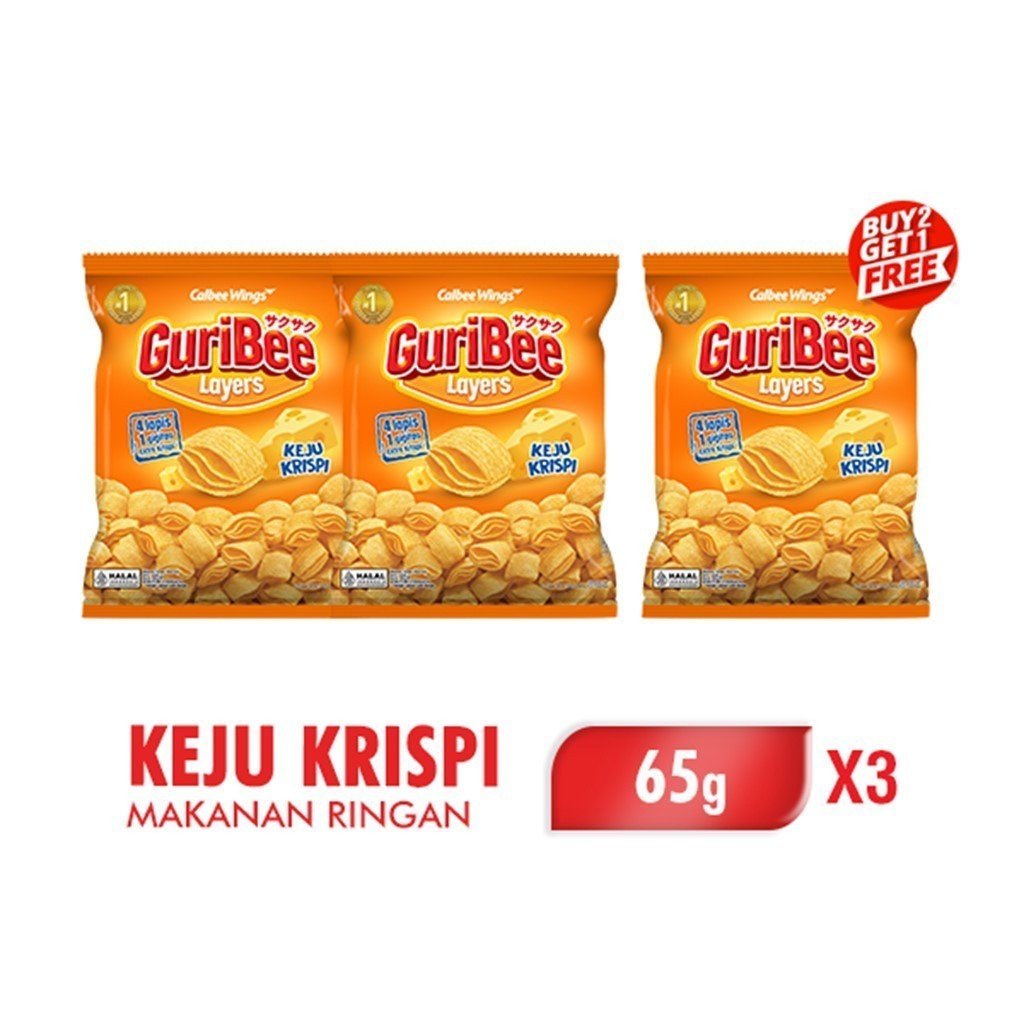 Guribee Keju 65 gr x3 - Gambar 2