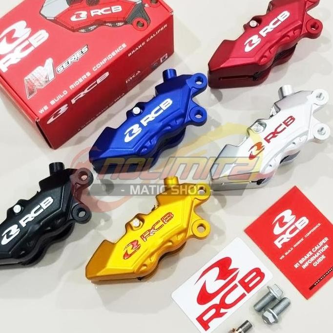 Kaliper RCB Racing Boy R1 Series 4 Piston Kanan NMAX Aerox 155 Lexi