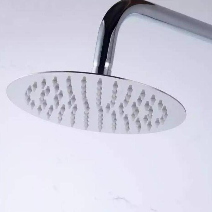 Wall Shower / Shower Tembok / Shower Tanam Bulat Stainless