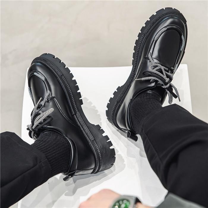 Ds Pinkey P108 Sepatu Wanita Docmart Hitam Sepatu Oxford Wanita Import Premium Quality Terlaris Kare
