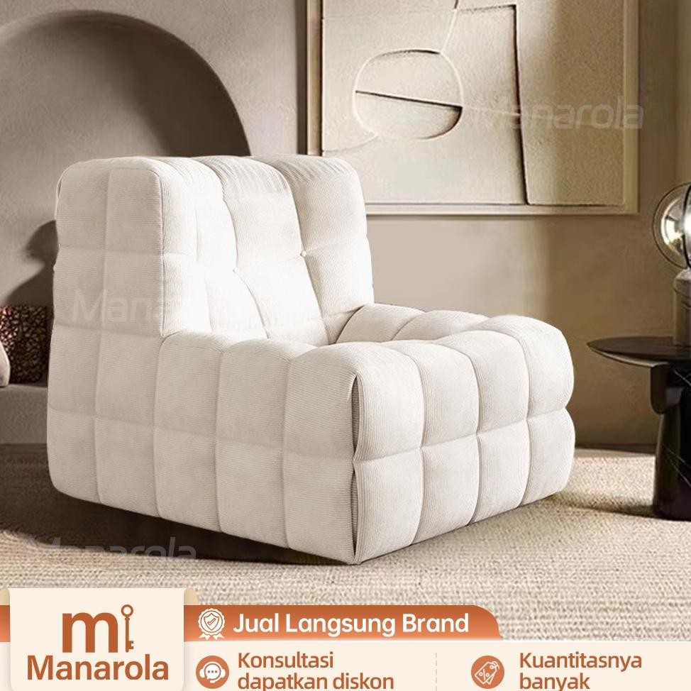 Terlaris Manarola-Sofa Sederhana Modern/Sofa Spons/Sofa Malas/Sofa Tunggal/Kompres Sofa