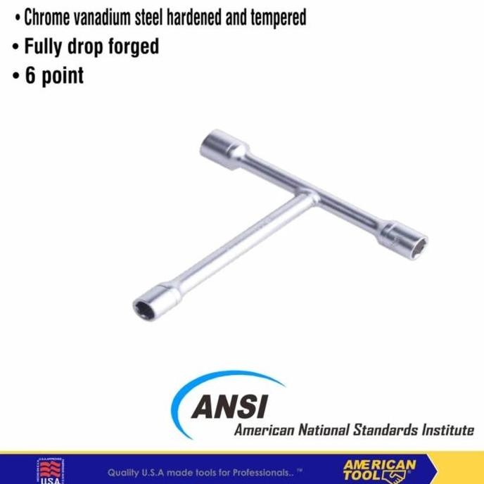 Kunci Sock Cabang 3 Way Y T Pendek 8-10-12 10-12-14 American Tool Co