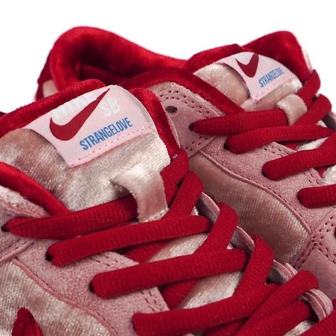 Grosir Sb Dunk Low Retro Strangelove Strange Love Pink Red White Valentines