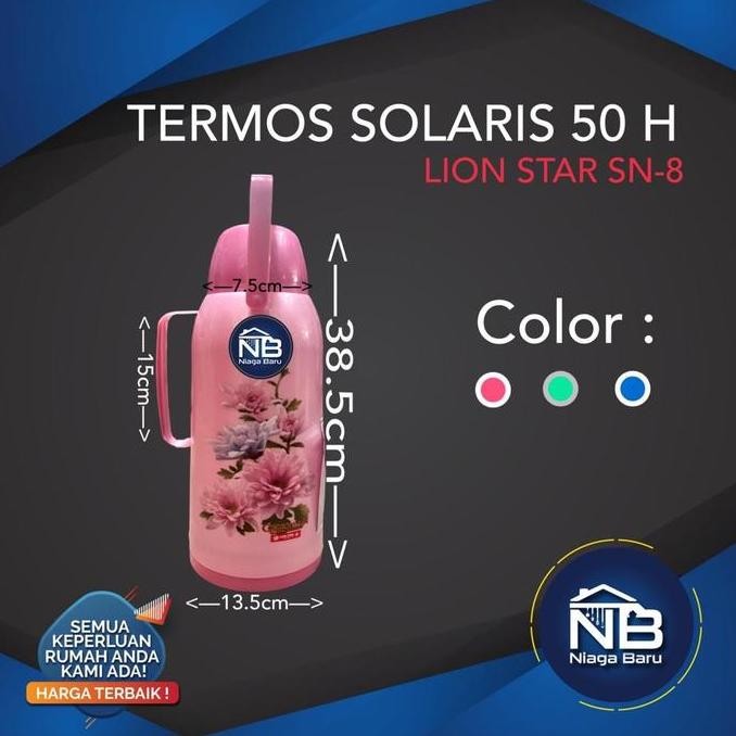 Siap Kirim Termos Lion Star SN8 Solaris 2L - Termos Air Panas Besar Khusus Bogor