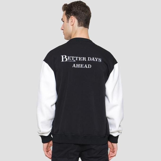 Promo Nevada Varsity With Embro Jaket Pria 121758582