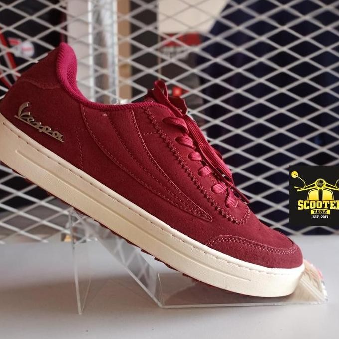 Promo Sepatu Fila X Vespa Original Red
