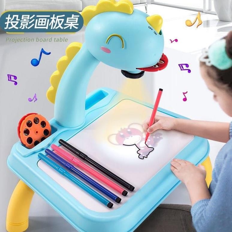 Terlaris Meja Belajar JUMBO Gambar Meja Gambar Anak Proyektor Meja Belajar Anak meja melukis PROJECT