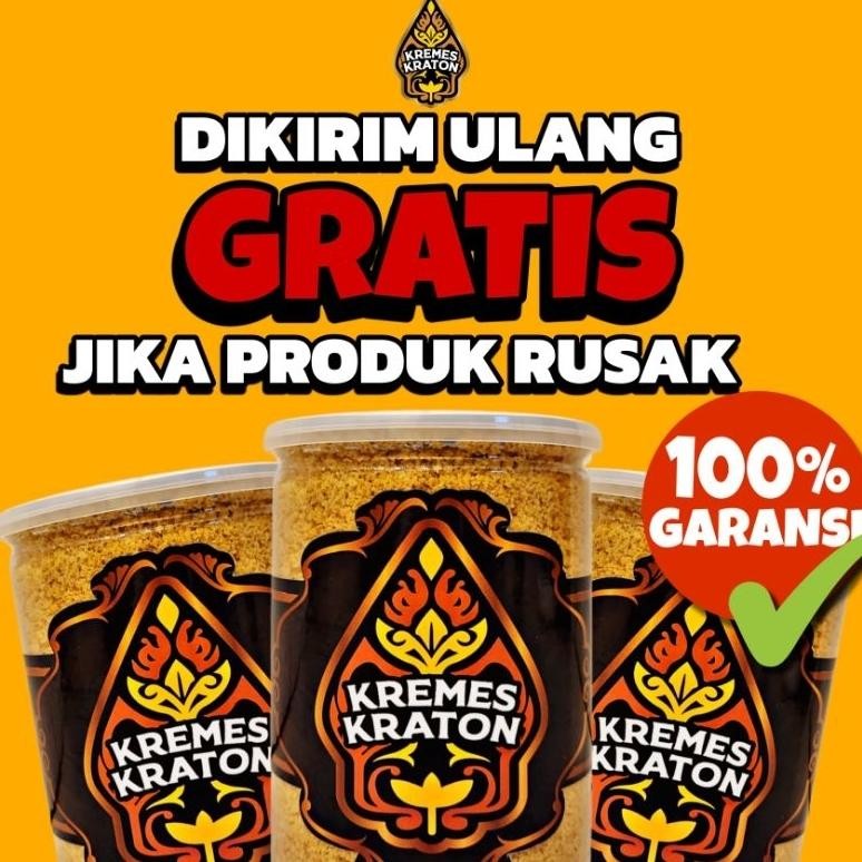 

Berkualitas! Kremes Kraton -PAKET 2 BEBAS PILIHKremes Ayam Original / Pedas Daun Jeruk / Keju / Tempe Kremes / Tempe Kremes Pedas / Jagung Bakar / Sapi Panggang !!