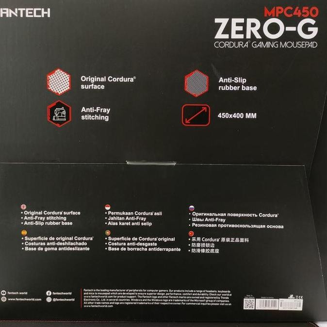 (Expert) Fantech Zero-G Gaming Mousepad MPC450