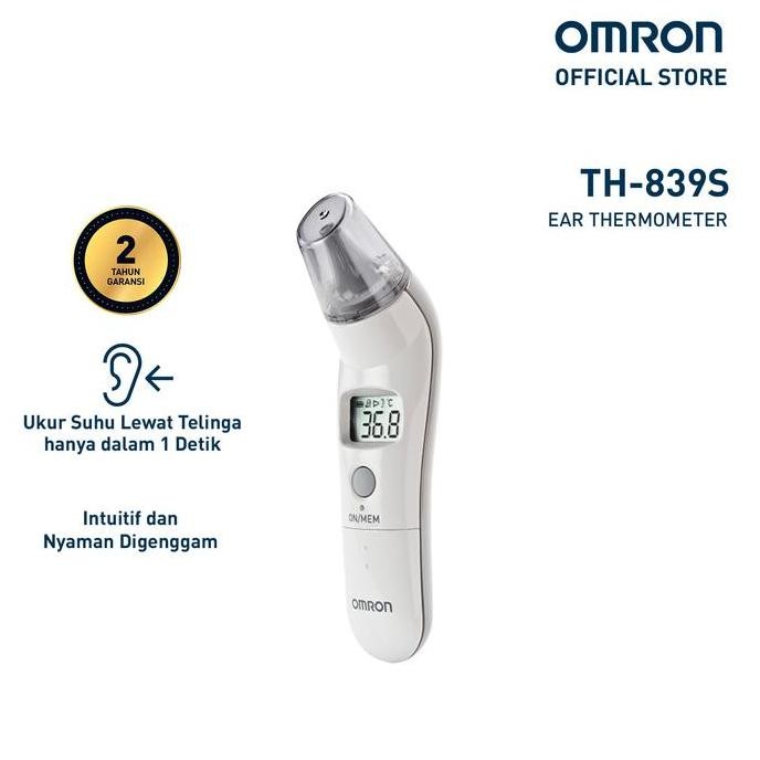 Omron Th-839S Thermometer Telinga Digital Infrared