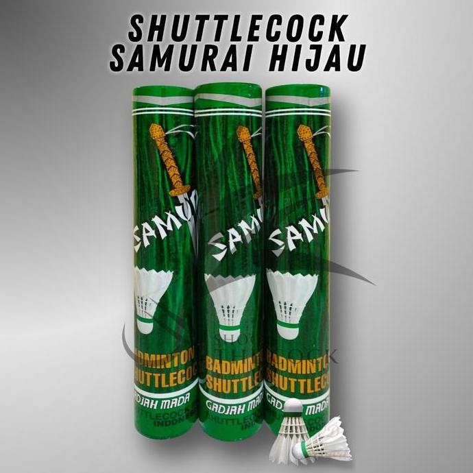 Produk Baru Shuttlecock Kok Samurai Hijau Original Asli