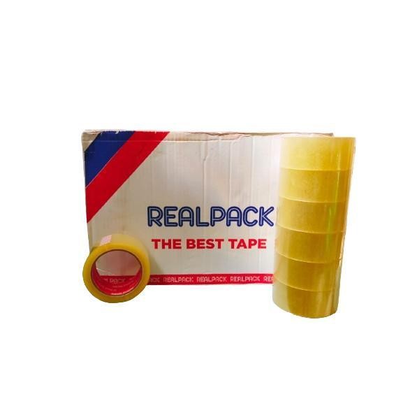 

[Cod] Lakban Bening Realpack 45 Mm (90 Yard) Super Rekat The Best Tape Termurah