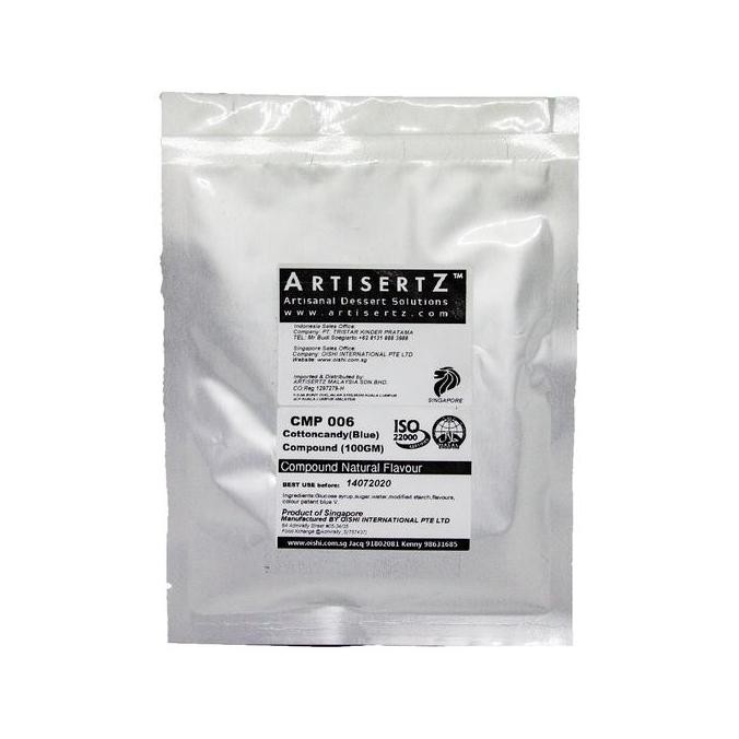 

Flavour Ice Cream Cotton Candy (Blue) Premix - 100 Gram (Artisertz) Kualitas Terbaik Harga Termurah