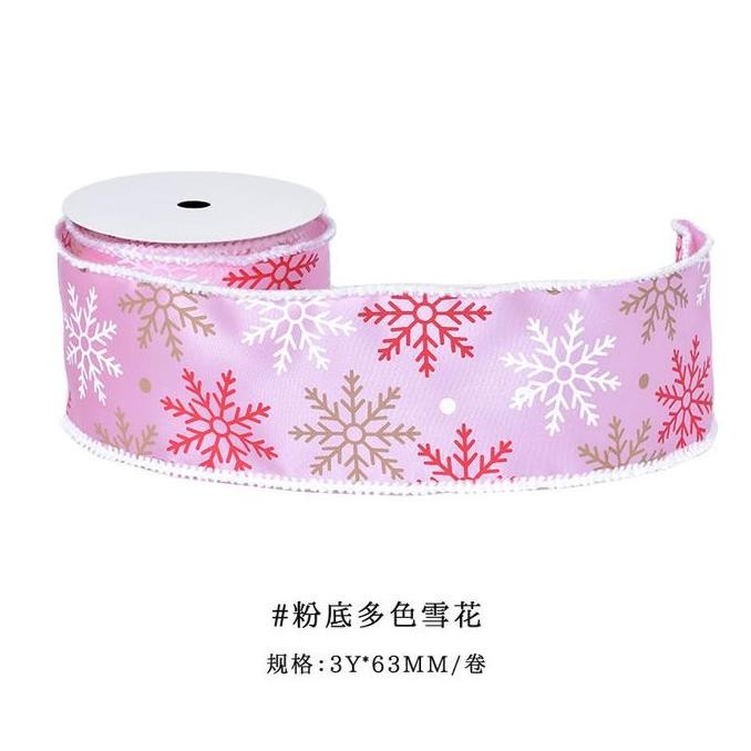 

Baru Pita Natal 3 Yard Motif Hiasan Kado Pohon Hampers Roll Kecil