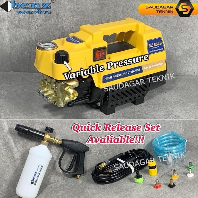 JET CLEANER BENZ BZ-8548 MESIN STEAM CUCI MOBIL MOTOR AC HIGH PRESSURE BENZ WERKZ BZ8548 UPGRADE QUI