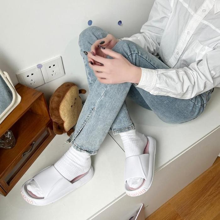 (Terbaru) Sandal Pria Wanita /Sandal Slop Pria/ Sandal Slop Karet/Sandal Selop Empuk/Sandal Selop Em