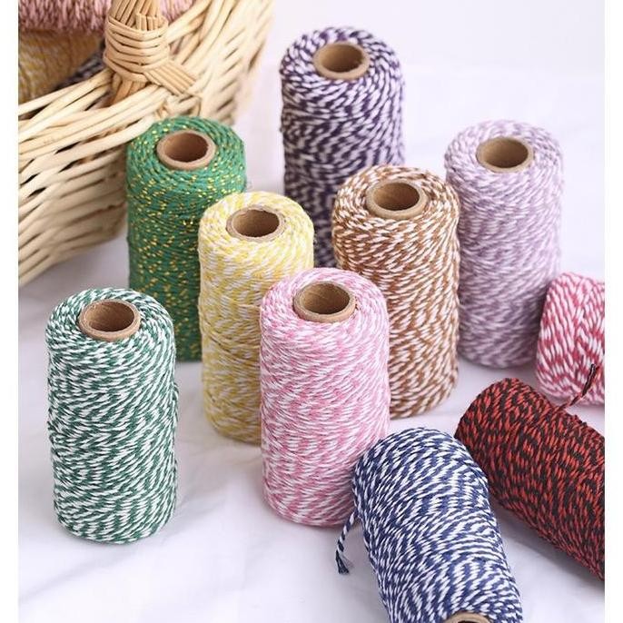 

Baru Tali Kado Bakers Twine XPT Pita Hangtag Hiasan Kotak Kue