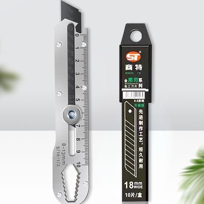 

10In1 Cutter Kater Multifungsi Cutter Pemotong Kertas Tahan Karat 10 Lembar