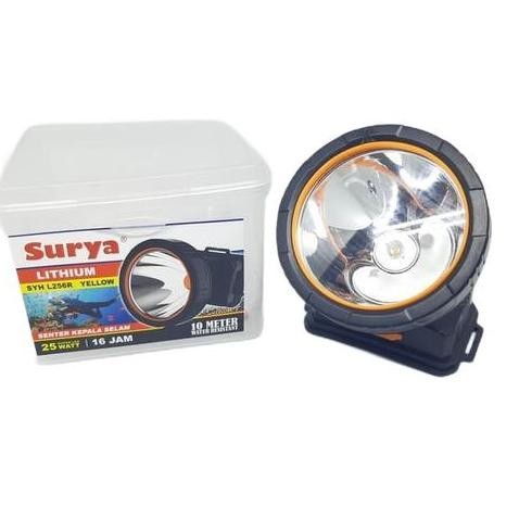 Surya Senter Kepala Lampu Lithium Led Kuning 25 Watt - Syh L256R