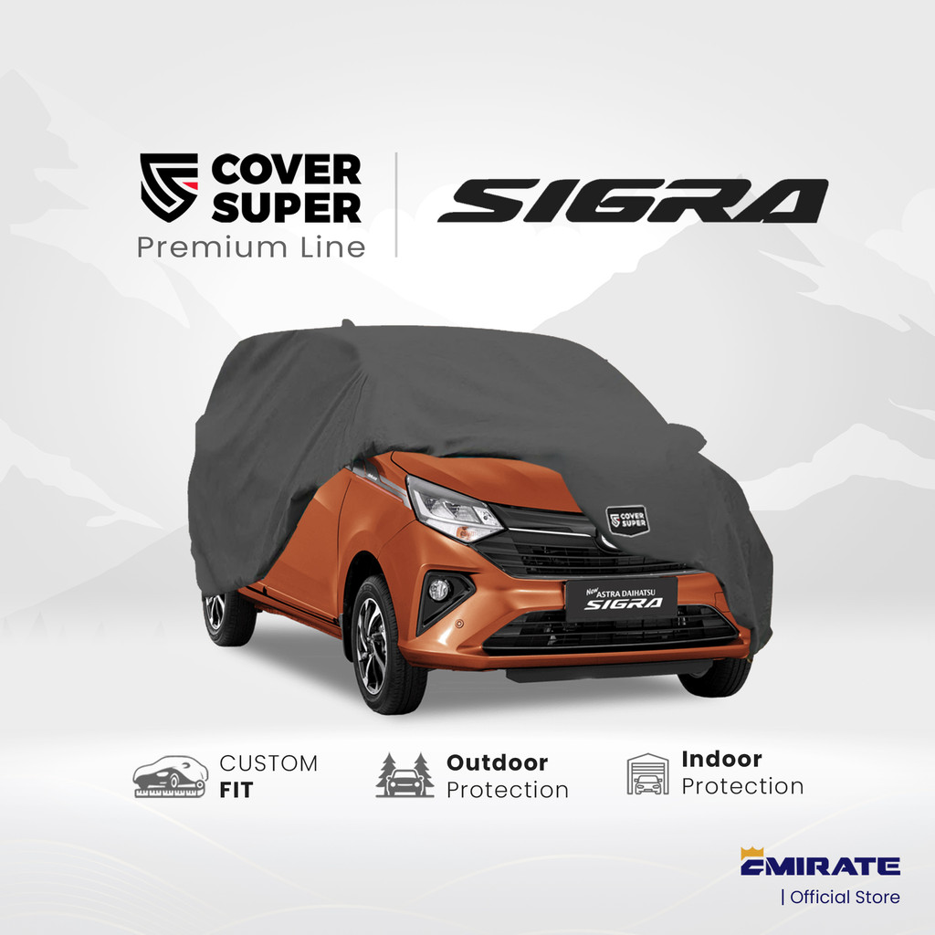 Sarung Mobil / Cover Mobil Daihatsu Sigra Polyester Premium Cover Super