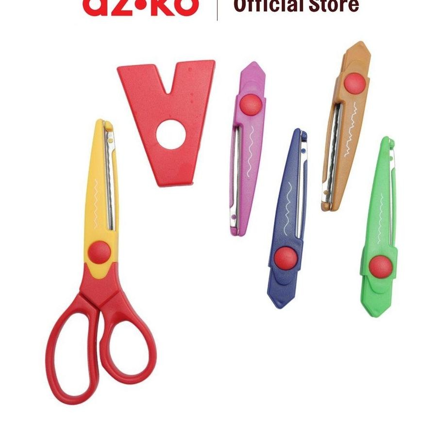 

Azko Odi 6 Inci Set 5 Pcs Gunting Anak Dengan Pattern Pa Kid Scissors Alat Pemotong Kertas Lucu Serbaguna Peralatan Atk Kids Friendly Crafting Tools Perlengkapan Kerajinan Tangan
