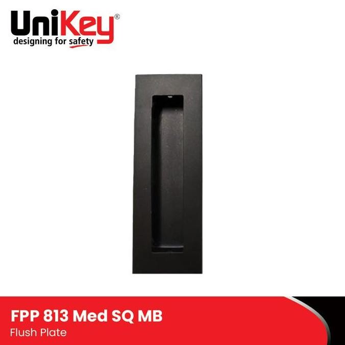 Unikey Flush Pull Plate Fpp 813 Med Sq Mb