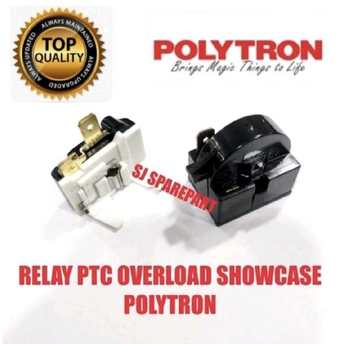 RELAY PTC OVERLOAD SHOWCASE / LEMARI PENDINGIN POLYTRON