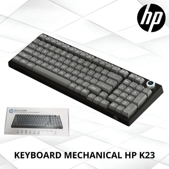 Keyboard Mechanical Hp K23-98 3 Mode Custom 98 Key Gaming 120 Co