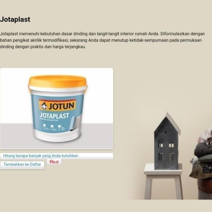 TERBARU - Cat Tembok Jotun Jotaplast 0471 Light Antique