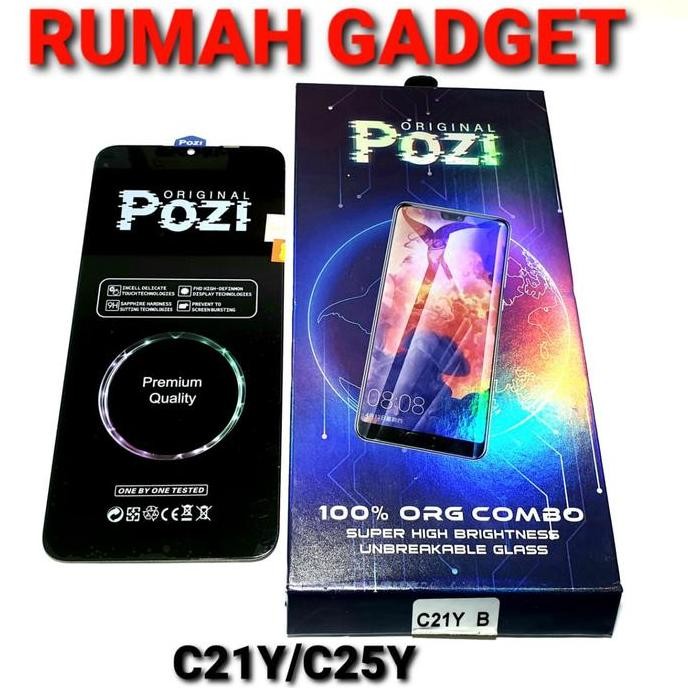 LCD REALME C21Y/C25Y POZI FULLSET TOUCHSCREEN KUALITAS PREMIUM MURAH