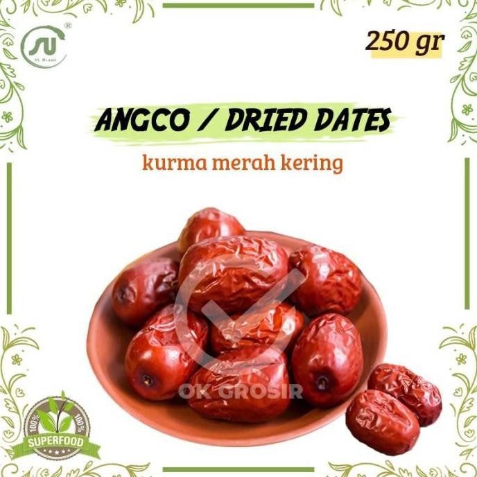 

(Allthebest) SU Brand Dried Dates / Angco / Kurma Merah China [250 gr]