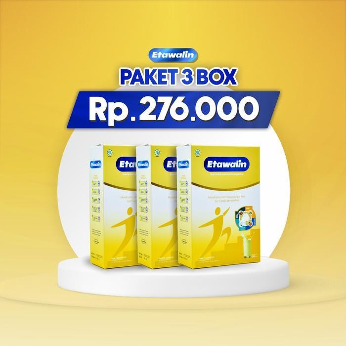 

Gl Etawalin Susu Etawa Herbal Alami - Paket 3 Box Bpom Pom Tr222007251 Kandungan Protein Csn1S2 Kayu Manis Jahe Temulawak Daun Salam & Sereh Meredakan Nyeri Sendi Asam Urat - Kambing