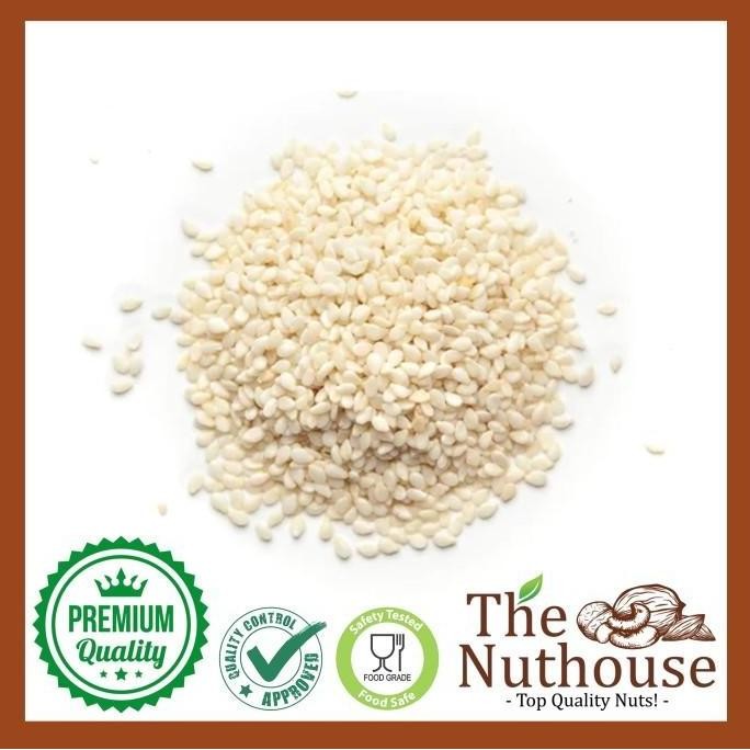 

(Allthebest) 1kg White Sesame Seeds RAW / Biji Wijen Putih Mentah [Premium]